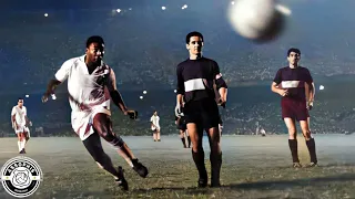 Santos 3 x 2 Boca Jrs - 04/09/1963 - O Maracanã acolhe o Santos nessa primeira final da Libertadores