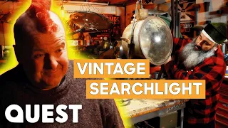 Ted Goes Above And Beyond Restoring A Vintage Steel Searchlight | Salvage Hunters: The Restorers