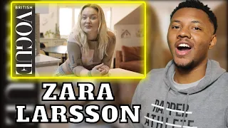AMERICAN REACTS To Inside Zara Larsson's Home For a Perfect Night In | British Vogue