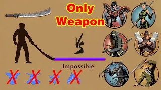 Shadow Fight 2 || Only Composite Sword vs BOSSES 「iOS/Android Gameplay」