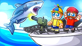 I Spent $9,834,957 on The STRONGEST BOATS in Roblox Sharkbite!