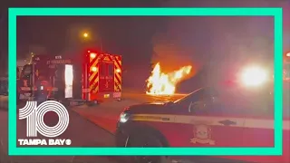 Fiery crash on I-275 in St. Pete