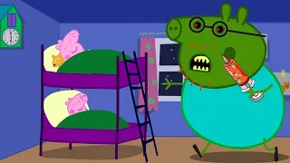 Zombie Apocalypse, Zombie Appears To Visit Peppa's Bedroom🧟‍♀️| Peppa Pig Funny Animation