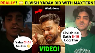 Shocking News 🤯 Is Maxtern Be@ten By Elvish Yadav? Maxtern Vs Elvish Yadav Fight Video!