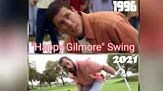 Adam Sandler celebrating the 25th Anniversary of Happy Gilmore 🏑