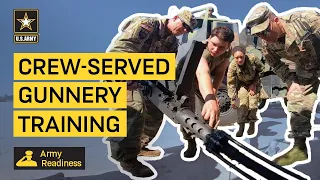 Army Reserve Soldiers Conduct Crew-Served Gunnery Training
