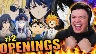 Reacting to ANIME Openings for the FIRST TIME #2