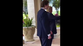 Barron Trump at Mar-a-Lago