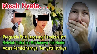 Ibu Tak Hadiri Acara Pernikahan, Pengantin Pria Akhirnya Tahu Alasannya Langsung Ceraikan Istri