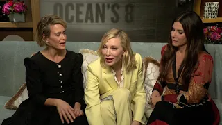 Sarah, Cate and Sandra talk "Ocean's 8"