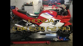 HONDA CBR600F2 '94  - Czyszczenie i regulacja gaźników