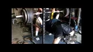 DAVID KNIGHT RAW 475 PAUSED BENCH PRESS