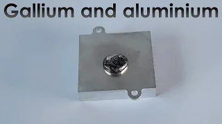 Reaction of Liquid Gallium with Aluminium