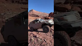 200 Series Land Cruiser in the desert of Moab, Utah