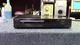 Sony CDP-302 Compact Disc Player - repair & testing