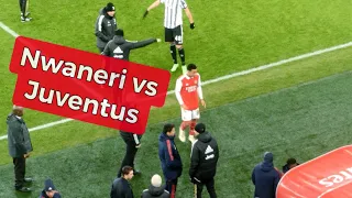 15-year-old Ethan Nwaneri vs Juventus