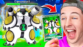 Opening BEN 10 POKÉMON PACKS to get GOD POKÉMON in MINECRAFT!