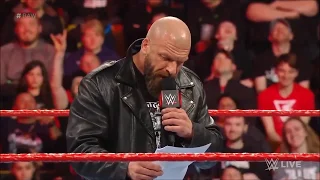 Triple H Sings Wannabe on Raw