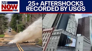 NJ earthquake: 25+ aftershocks recorded by USGS, felt in NYC & Philadelphia | LiveNOW from FOX