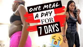 I ate 1 Meal a Day  for 7 DAYS in QUARANTINE ! And THIS HAPPENED (INTERMITTENT FASTING)