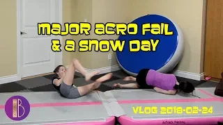 Major Acro Fail, Snow Day & The Best Smoothies | Bethany G Vlogs | 2018-02-24