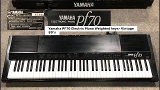 Yamaha PF70 Electric piano weighted keys 🎹 ( Wilsons music instruments 03371476660 )