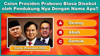 🛑 KUIS PEMILU CALON PRESIDEN 2024 || Cerdas Cermat Indonesia