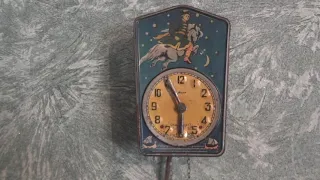 Часы СССР ходики настенные механические "Конёк-Горбунок"
