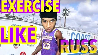 Cashnasty does Russell Westbrook exercise plan (reaction) #russellwestbrook #exercise #fitness