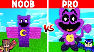 NOOB vs PRO: I Cheated In POPPY PLAYTIME Build Challenge 😱 Minecraft