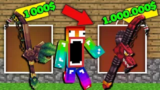 MINI GAME: CUỘC THI SỞ HỮU CẦN CÂU VIP NHẤT THẾ GIỚI MINECRAFT ** NOOB MUA CẦN CÂU HỦY DIỆT THẾ GIỚI