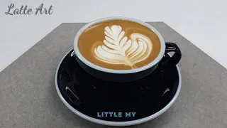 Latte Art from instant coffee