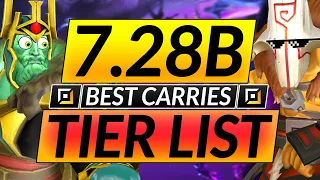 BEST and WORST CARRY HEROES of the NEW META - Tier List Guide 7.28b - Dota 2 Update