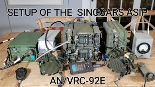 SINCGARS ASIP AN/VRC-92 Setup and Testing!