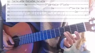 corazon de niño tutorial guitarra tabs