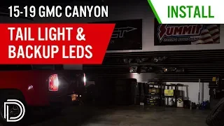 How to Install 2015-2019 GMC Canyon Tail Light & Backup LEDs | Diode Dynamics