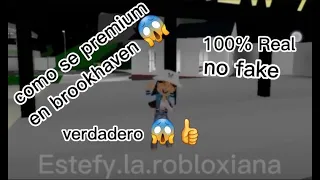 Como ser premium en brookhaven 😱 100% real 👍