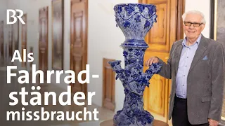 Gigantische Blumensäule wurde jahrelang als Fahrradständer missbraucht  | Kunst + Krempel | BR