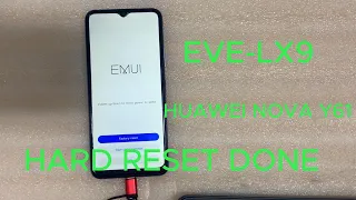 Huawei Y61 Hard Reset | Huawei nova Y61 ( eve-lx9n) Password Pattern Unlock Only Reset 2024||ZASoft8