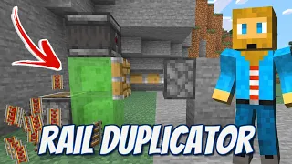 UNLIMITED Rails [Glitch]! Rail Duplicator Minecraft 1.20.4 Tutorial!