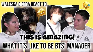 What it’s like to be BTS’s manager 😮👀💜| Waleska & Efra react to “becoming BTS’ manager” EP 2