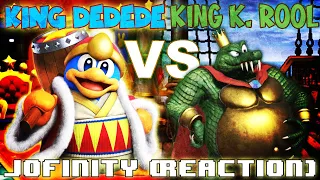 Jofinity Becoming A Superstar!!!! King Dedede vs King K Rool | Super Star Rap Battles | Reaction