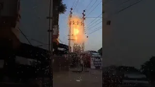 Transformer Blast 😮 Live Video || Live Accident