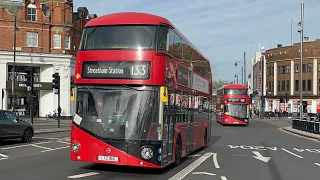 London Buses at Brixton 19/02/24