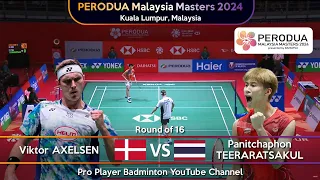 ⚪LIVE SCORE | Viktor AXELSEN vs Panitchaphon TEERARATSAKUL | Malaysia Masters 2024 Badminton