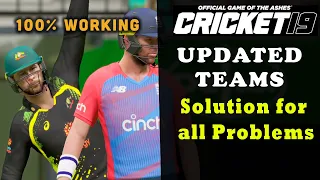 How to Get Real Teams & Players In Cricket 19 | Offline method | Solution for Community Tab Errors