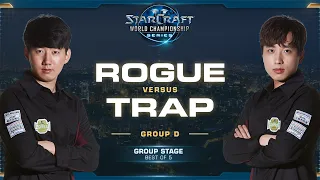 Rogue vs Trap ZvP - Group D Winners - 2019 WCS Global Finals - StarCraft II