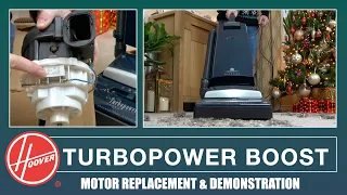 Hoover U2784 Turbopower Boost Autoflex Motor Replacement & Demo