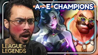 Anime Fan Reacts to League of Legends Champions Starting With A - E