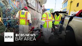 San Francisco homeless camp cleanup crews face daunting conditions
